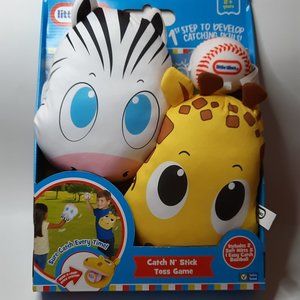 Little Tikes Catch n Stick Toss Game Zebra and Giraffe Indoor and Outdoor Unisex